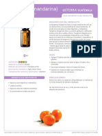 Aceite de Mandarina Tangerine Oil PDF