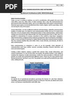 Data Communication and Networks: 2g Network Architecture (LAN, WAN & Wireless)