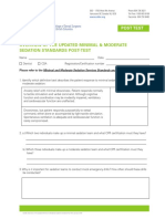 Overview of The Updated Minimal & Moderate Sedation Standards Post-Test