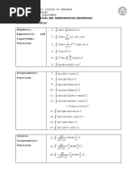 Integral Calculus - Problem Set