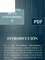 El Gobierno de La Universidad