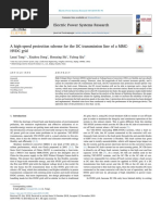 A High-Speed Protection Scheme For The DC Transmission Line of A MMC-HVDC Grid