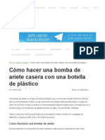 Cómo Hacer Una Bomba de Ariete Casera Con Una Botella