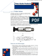 Pneu-Hydro Products' Sand Probe Valves