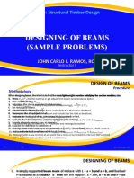 CE 16: Structural Timber Design: Designing of Beams (Sample Problems)