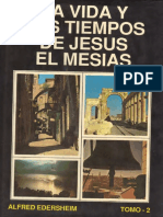 La Vida de Jesus y Los Tiempos Del Mesias Alfred Edersheim Tomo