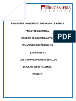 De Jesus Palemon Erick Ejercicios 1.3 PDF