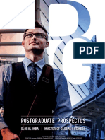 Postgraduate Prospectus: Global Mba - Master of Global Business