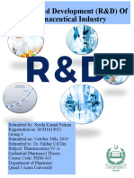 R & D in Pharmaceutical Industry
