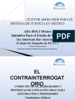 El Contrainterrogatorio ABA ROLI México INL Guadalajara Mar 2014