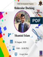 Molecular Docking Molecular Docking: Skill Development Program