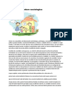 Familia o Abordare Sociologica PDF
