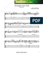 Chromatic Jazz Solo - Performance PDF