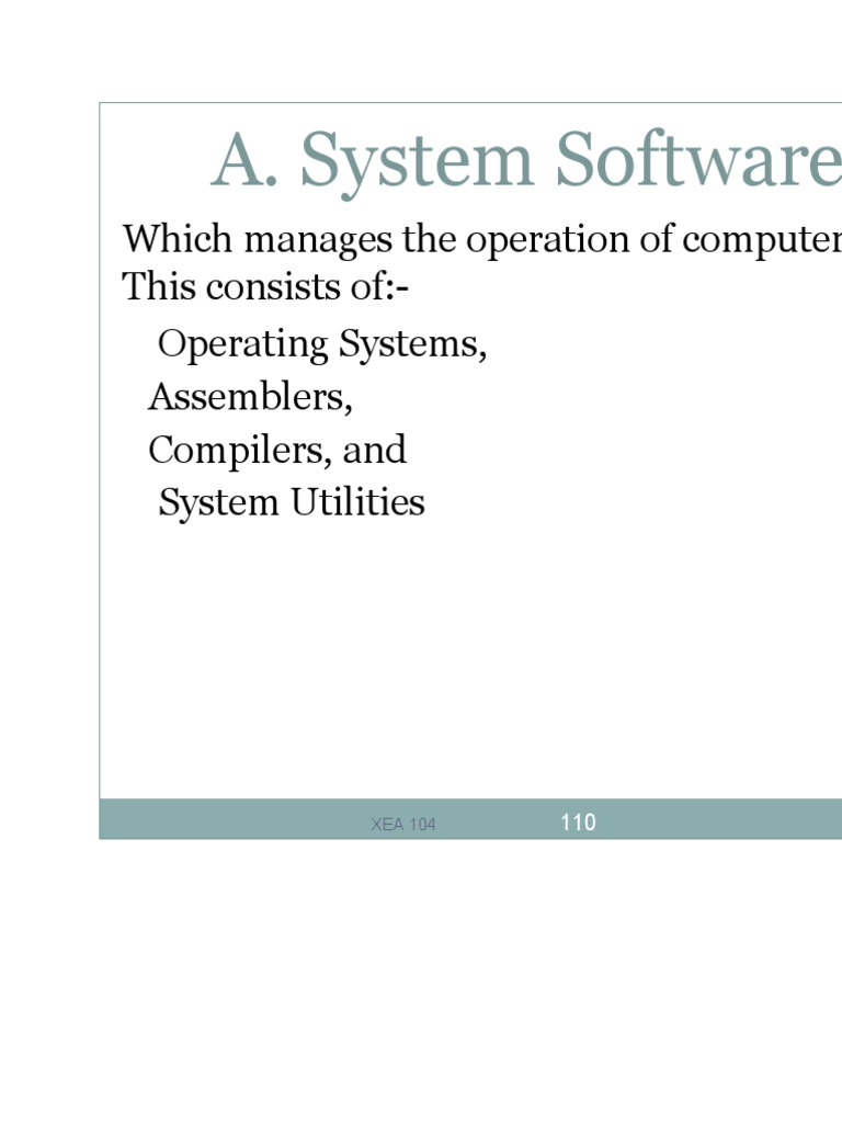 A. System Software PDF