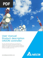 User Manual Product Description ORION Controller: Concentrate On What Is Most Important For You - Your Business