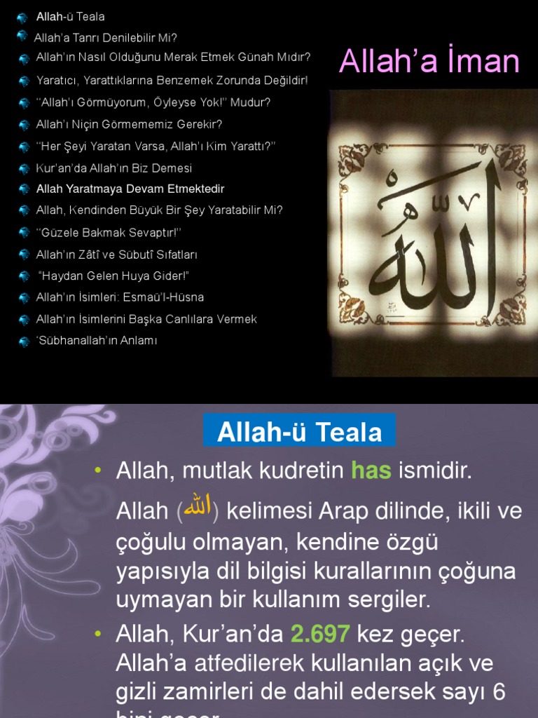 Allaha Iman | PDF