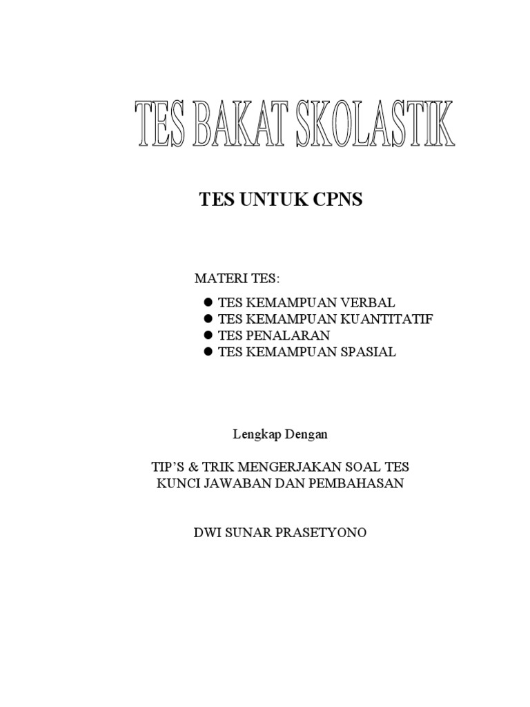 Contoh Soal Tes Minat Dan Bakat Sma - Contoh Soal Terbaru