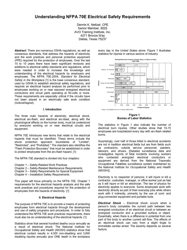Understanding NFPA 70E Electrical Safety Requirements | PDF | Personal ...