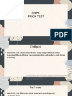 Dops Prick Test