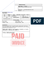 Escano Services Auto Sales: Vehicle Invoice