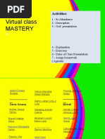 Virtual Class Mastery: Activities