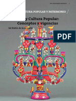 Arte y Cultura Popular, Conceptos y Vigencias