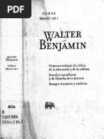 Benjamin, Walter - Obras Completas - Libro II Vol 1 - Resized | PDF ...