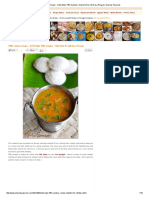 Tiffin Sambar Recipe PDF