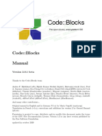 Code::Blocks Manual: Version 2.0.1 Beta