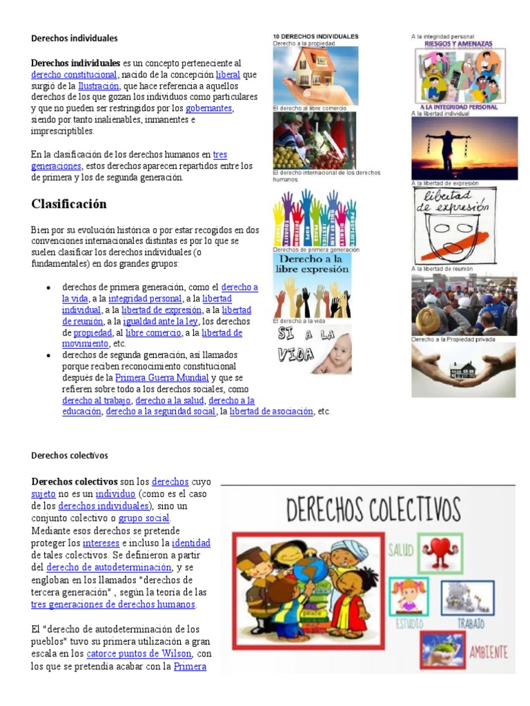 Derechos individuales y colectivos en Guatemala | PDF | Derechos ...