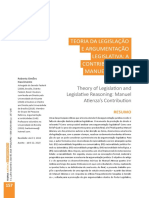 NASCIMENTO Roberta Simões - Teoria Da Legislação e Argumentação Legislativa A Contribuição de Manuel Atienza PDF