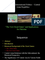 Seminar On International Politics - Central Asian Republics: "The New Great Game" and Implications For Pakistan