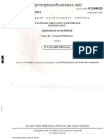 Csec CXC Pob Past Papers January 2009 Paper 02 PDF