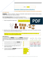 Best Student Exploration Balancing Chemical Equations Documents Scribd