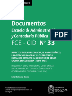 Diplomacia, Narcotrafico DDHH Cesar Gaviria PDF