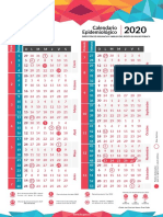 Calendario Epidemiológico INS 2020 PDF