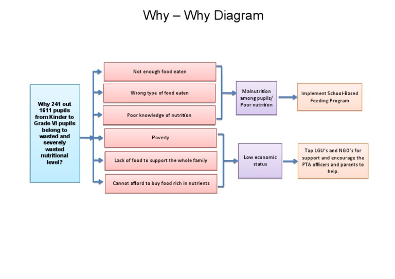 Why Why Diagram (Malnutrition) | PDF