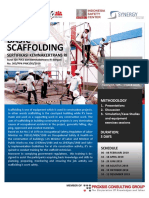 Brosur Basic Scaffolding Sertifikasi Kemnakertrans RI