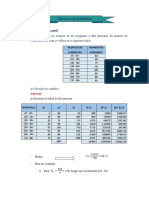 Ejercicios de Estadística Tarea