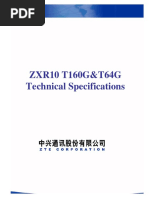 ZXR10 T160G T64G Technical Specifications