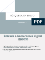 Presentaci N para EBSCO