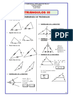 Problemas de Congruencia de Triangulos para Cuarto de Secundaria