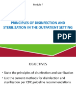 Principles of Disinfection and Sterilization in The Outpatient Setting