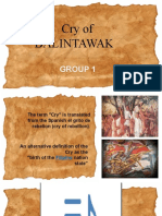 Cry of Balintawak: Group 1