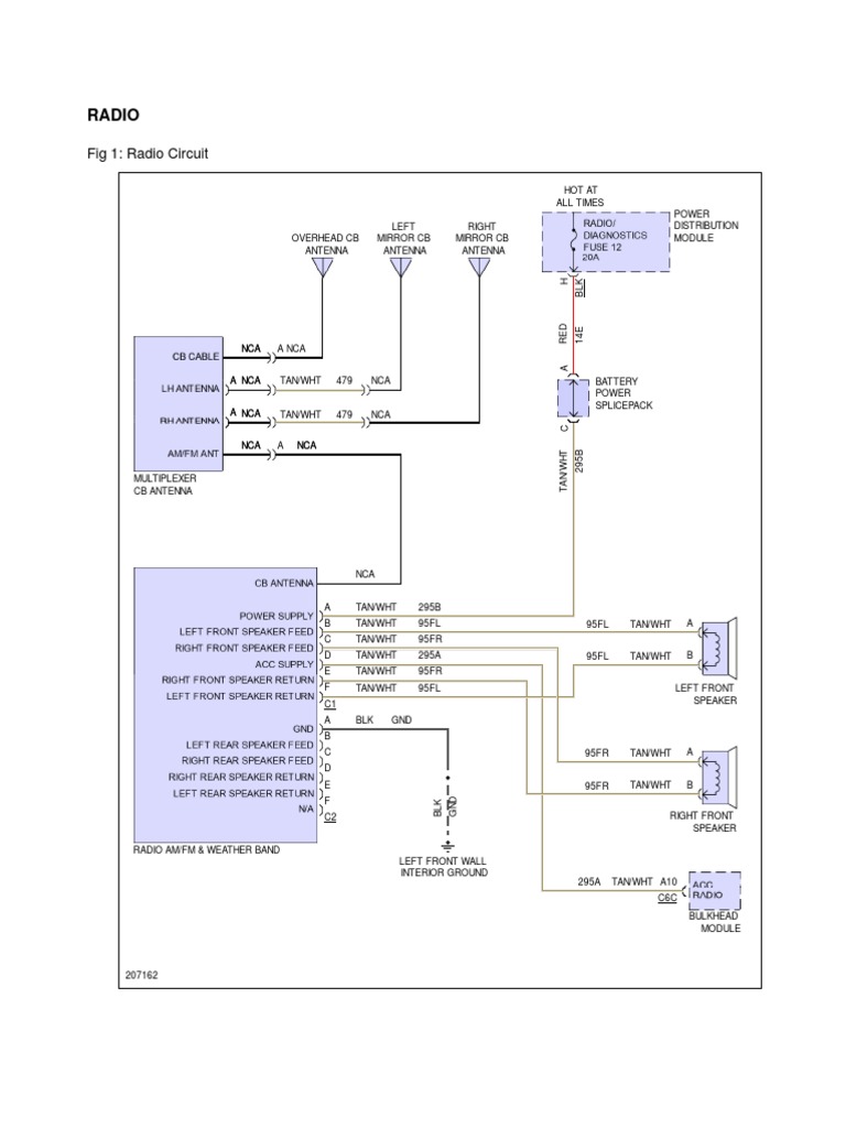 Radio Circuit and Wiring Schematics | PDF | Telecommunications ...