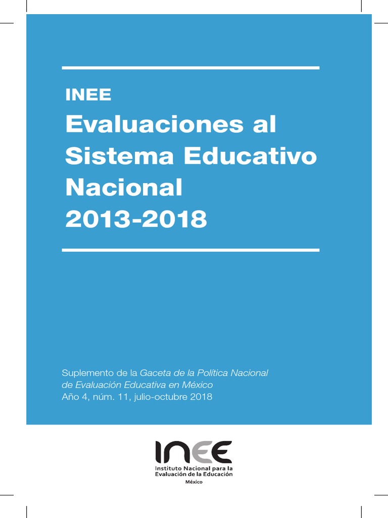 Inee | PDF | Educación primaria | Programa para la Evaluación ...