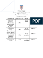 Plan de Evaluación de GHC