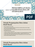 Teknik Pengumpulan Data Dan Analisis Data Dalam Studi