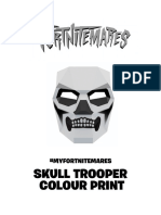 EN - Fortnitemares - Skull Trooper - Colour Mask PDF