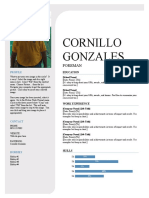 Cornillo Gonzales: Foreman